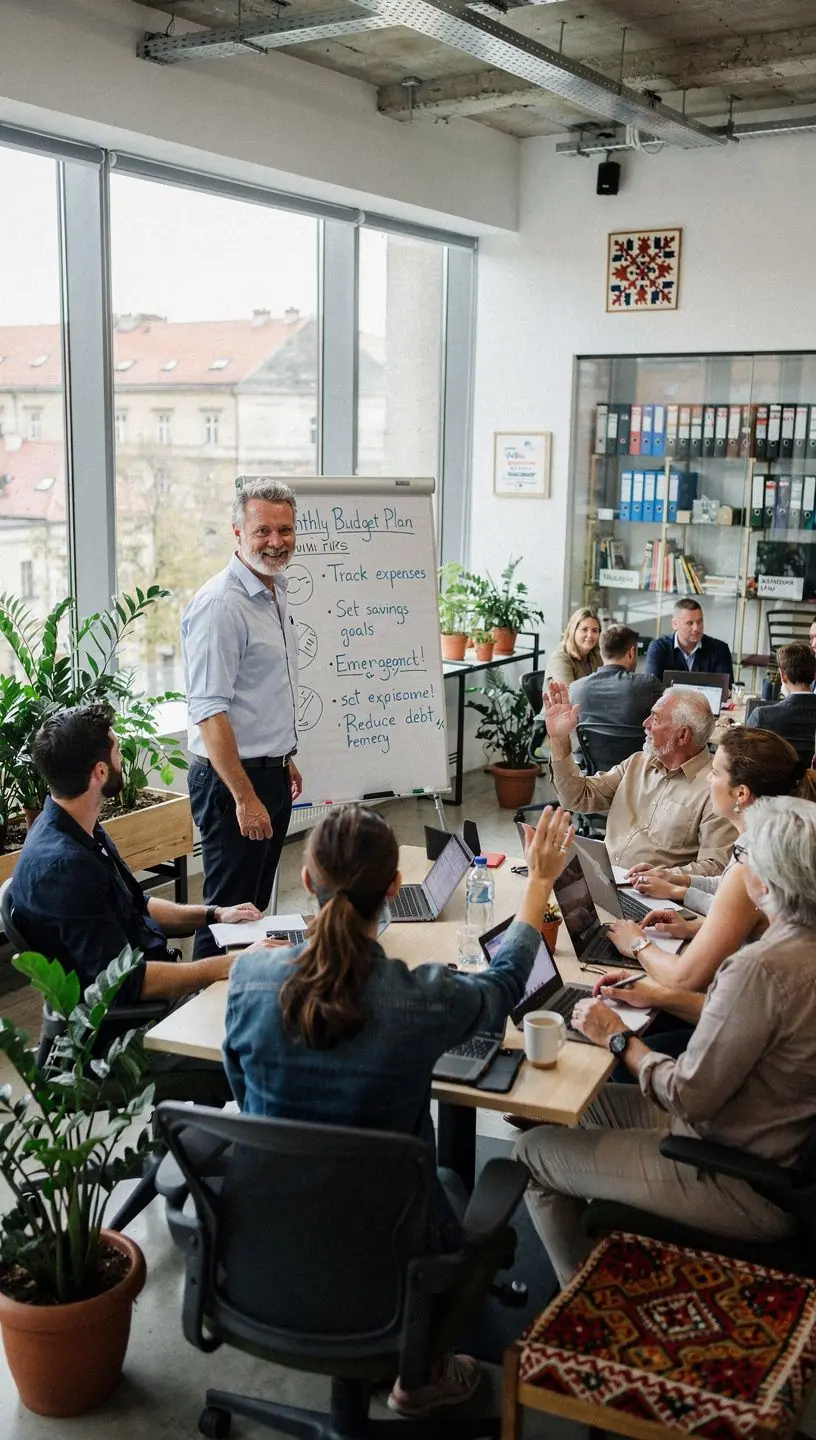 Családi költségvetési táblázat, amely segít a pénzügyi célok elérésében.